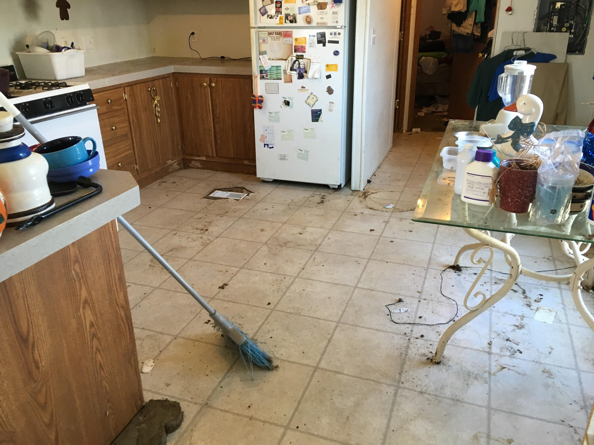 Hoarder Kitchen After ServiceMaster Absolute